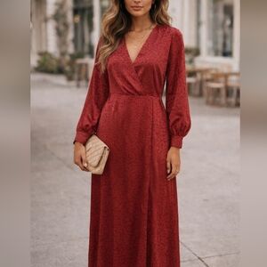 bohme red dress Red Midi Dresses